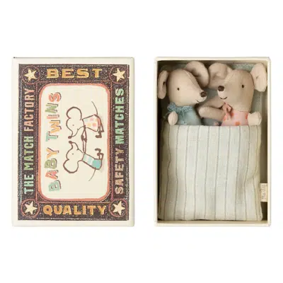 Maileg - Twins - Baby mice in matchbox
