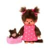 Monchhichi - Monchhichi met MiniBebichhichi in draagmandje