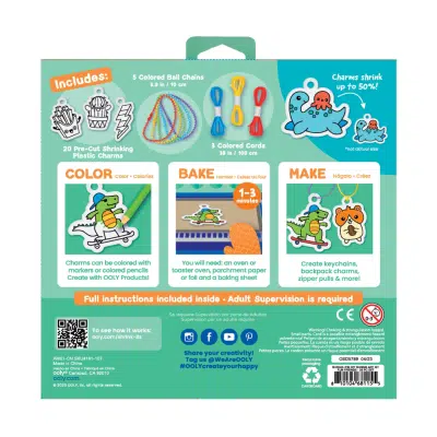 Ooly - Shrink-Its! D.I.Y. Shrink Art Kit - Fun Friends