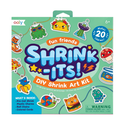 Ooly - Shrink-Its! D.I.Y. Shrink Art Kit - Fun Friends