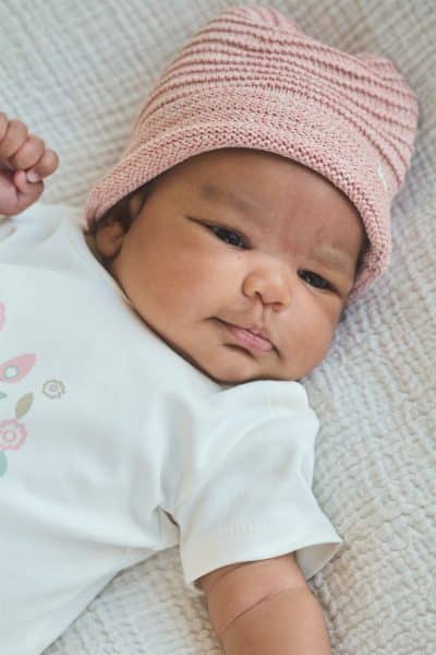 Petit Maison - Knitted Hat - Riri - Pastel Pink