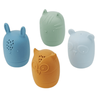 Tickit - Silisoft Dierlijke Waterspuiters - Neutrale Kleuren