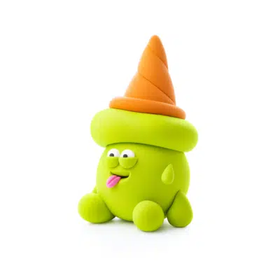 Hey Clay - Nice Ice Cream - Flip Cone