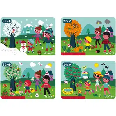 Janod Magnetibook - 4 seizoenen