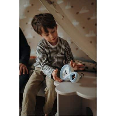 KIDYWOLF - Kidyalarm - Educatieve Wekker - Blauw