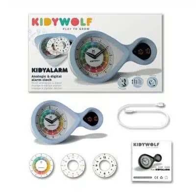 KIDYWOLF - Kidyalarm - Educatieve Wekker - Roze