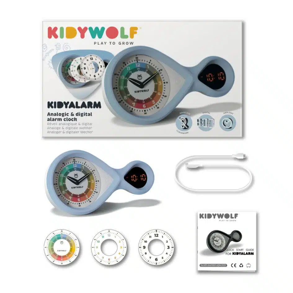 KIDYWOLF - Kidyalarm - Educatieve Wekker - Roze