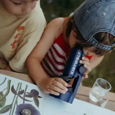 KIDYWOLF - Kidymicroscope - Draagbare Microscoop - Blauw