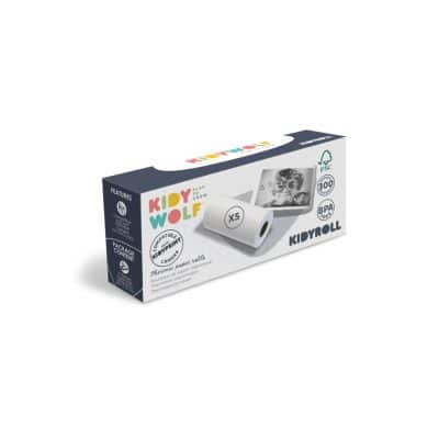 KIDYWOLF - Kidyroll - 1 x 5 Klassieke Papierrollen voor KIDYPRINT