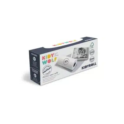 KIDYWOLF - Kidyroll - 1 x 5 Klassieke Papierrollen voor KIDYPRINT