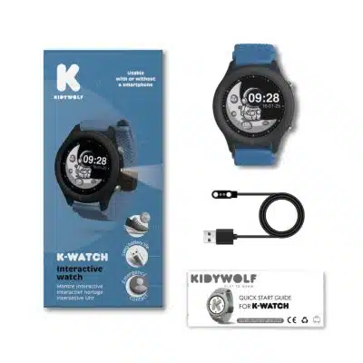 KIDYWOLF - Kwatch - Multifunctionele Smartwatch - Blauw