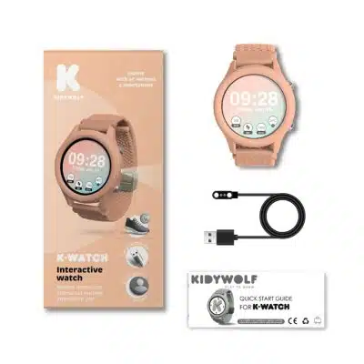 KIDYWOLF - Kwatch - Multifunctionele Smartwatch - Koraal