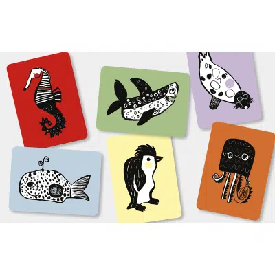 Mini Coco - Flash Cards - Oceaan diertjes