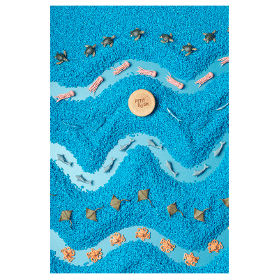 Petit Boum - Sensorische fles - Zee