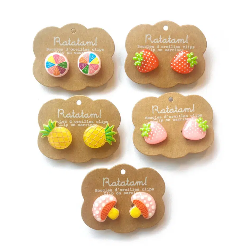 Ratatam - Earrings clips - Fruits - 1 Stuk