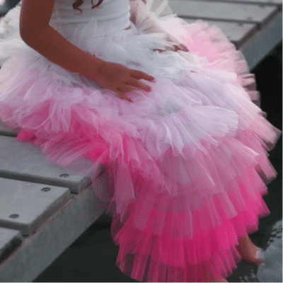 Ratatam - Frills Skirt - Pink