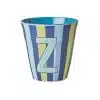 Rice - Middelgroot Alfabetbeker - Blauw - Z - Stripes
