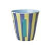 Rice - Middelgroot Alfabetbeker - Meerkleurig - I - Stripes