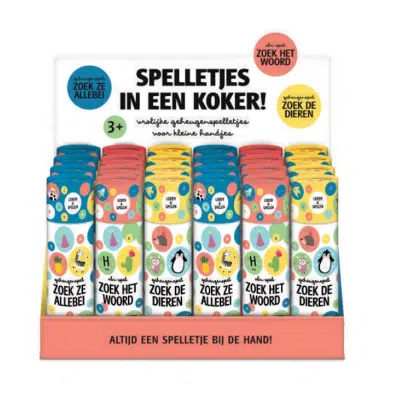 Spelletjes in koker