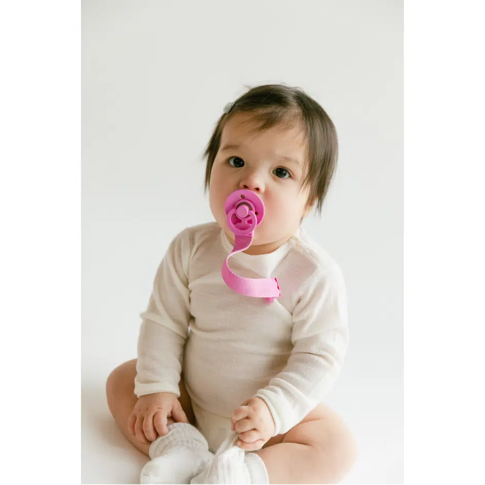 Bibs - Pacifier Clip Loop - Bubblegum