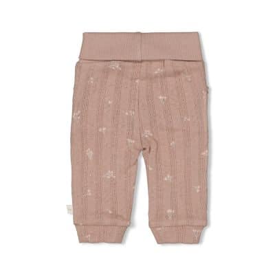 Feetje - Broek pointelle rib AOP - Delicate Flower
