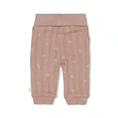 Feetje - Broek pointelle rib AOP - Delicate Flower
