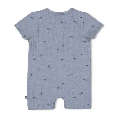 Feetje - Kort pakje rib AOP - Blue Ocean