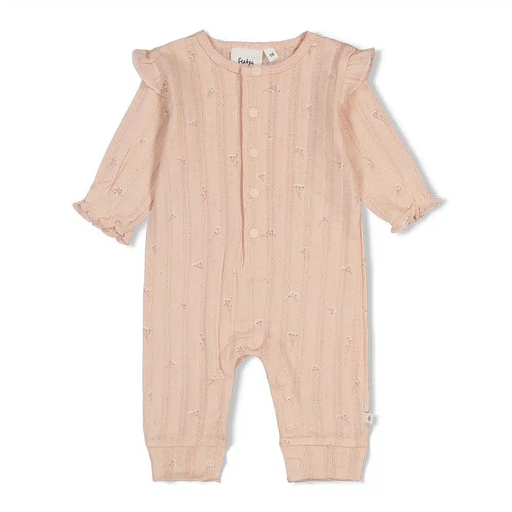 Feetje - Pak pointelle rib AOP - Delicate Flower