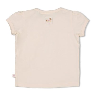 Feetje - T-shirt met crochet zakje - Flower Ranch