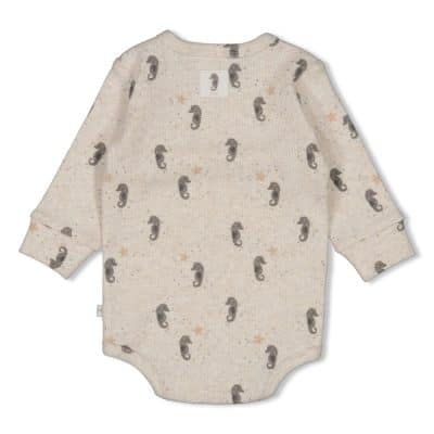 Feetje - Wikkelromper rib AOP - Sea Sweeties
