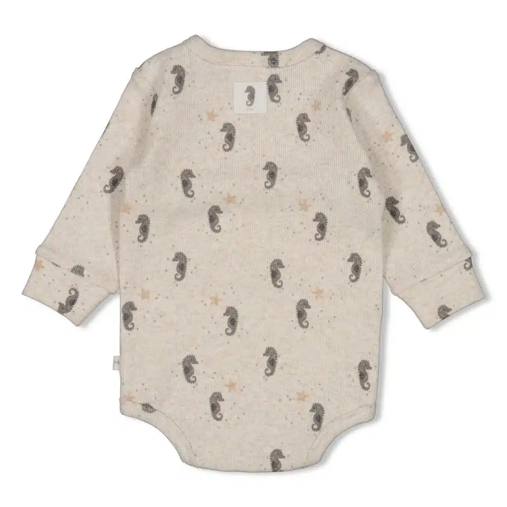 Feetje - Wikkelromper rib AOP - Sea Sweeties