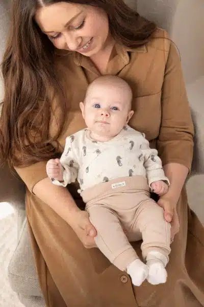 Feetje - Wikkelromper rib AOP - Sea Sweeties