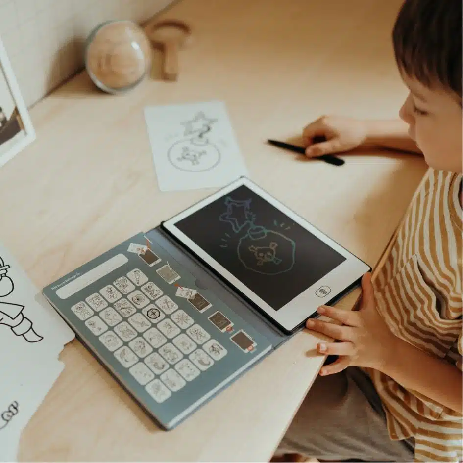 KIDYWOLF - Kidydraw - Mini tekentablet - Oceanen & Piraten