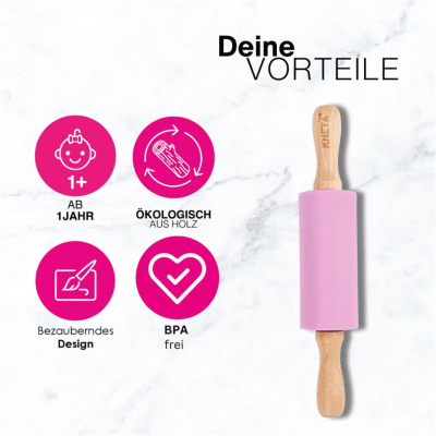 Knetä - Silicone Roller - Lilac