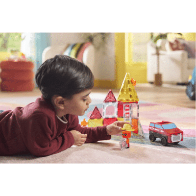 Magna-Tiles - Fire Station - 27 Piece Set