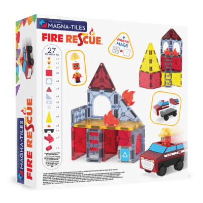 Magna-Tiles - Fire Station - 27 Piece Set