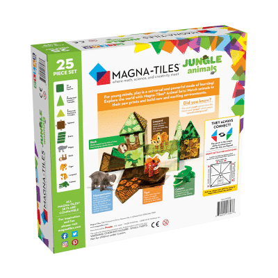 Magna-Tiles - Jungle Animals 25-Piece Set