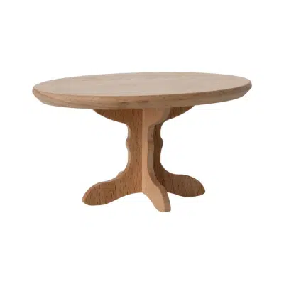 Maileg - Oval Dining Table - Mouse - Nature