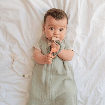 Mushie - Teeting Ring - Dino