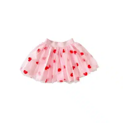 Ratatam - Skirt - Pink Heart Short