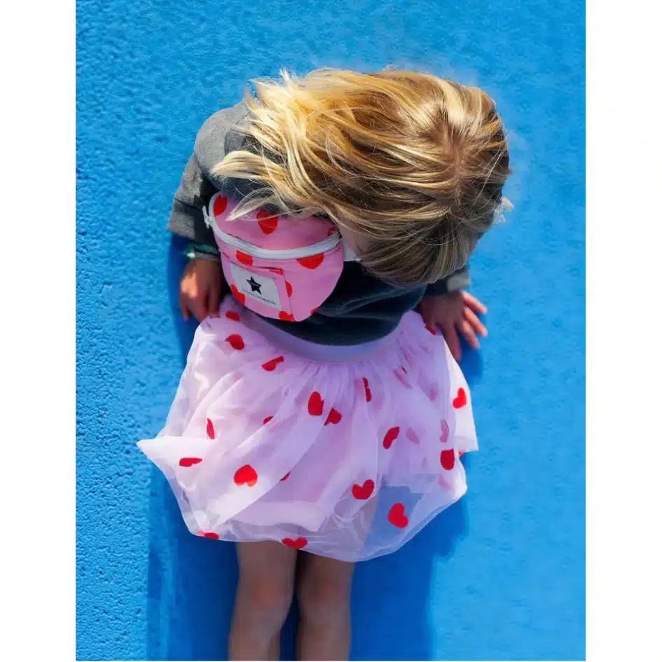 Ratatam - Skirt - Pink Heart Short