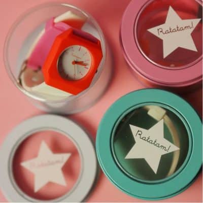 Ratatam - Watch - Pink with Red Heart