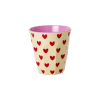Rice - Middelgroot Beker - Crème - Darling Hearts - 250 ml