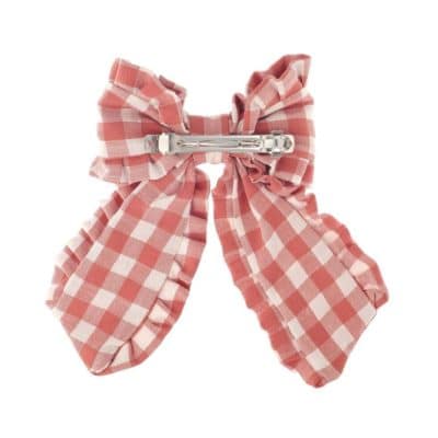 Rockahula Kids - Gingham Ruffle Long Bow Clip