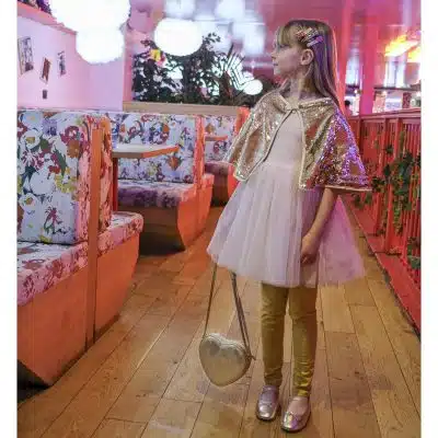 Rockahula Kids - Love Heart Gold Glitter Bag