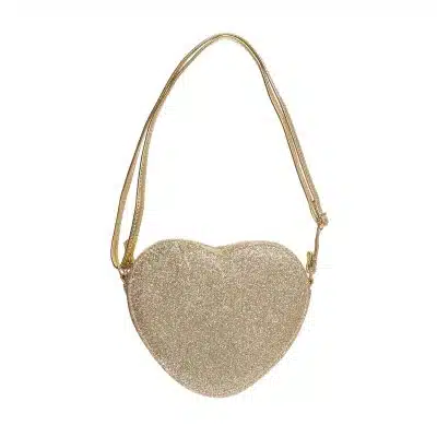Rockahula Kids - Love Heart Gold Glitter Bag