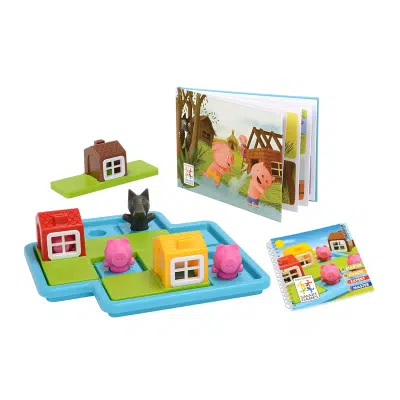 SmartGames - Drie Kleine Biggetjes - Deluxe (48 opdrachten)