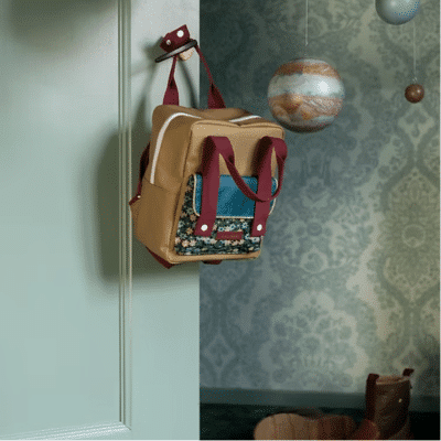 Sticky Lemon - Backpack small - Golden - Inventor Green & Flowerfield Green