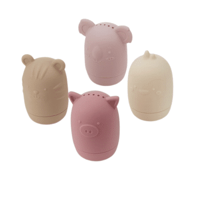 Tickit - Silisoft Dierlijke Waterspuiters - Aarde Kleuren