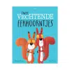 Twee vechtende eekhoorntjes